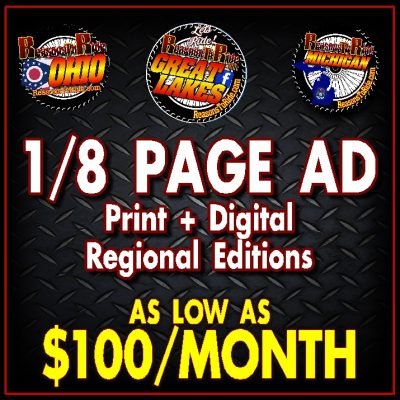 1/8 Page Print & Digital Magazine Ad