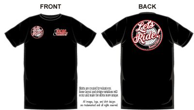 Let's Ride!  Iron Cowboy Productions T-Shirt