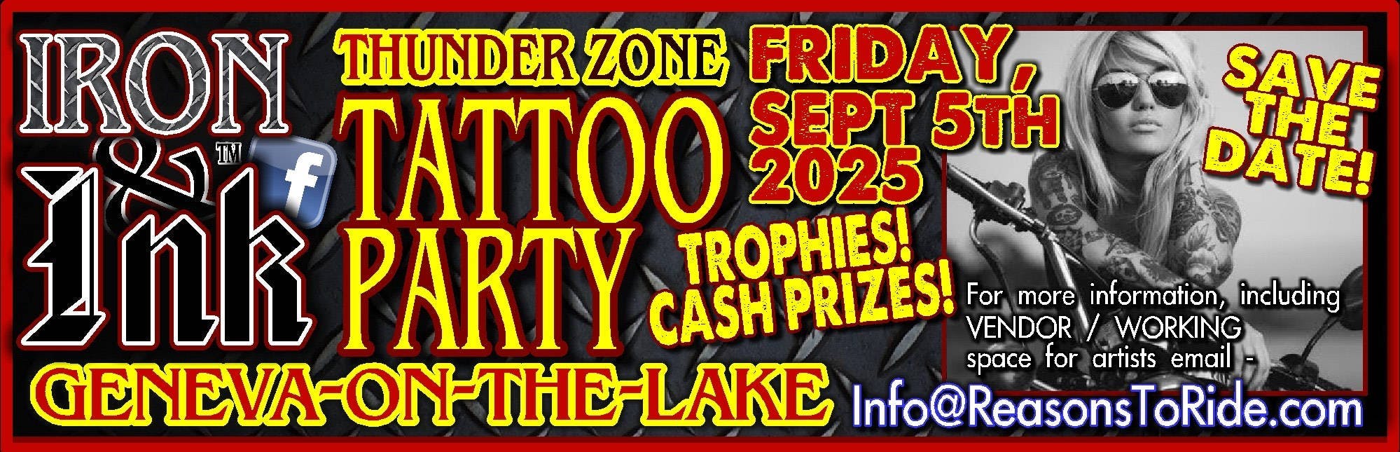 GENEVA Thunder Zone – IRON & INK TATTOO PARTY