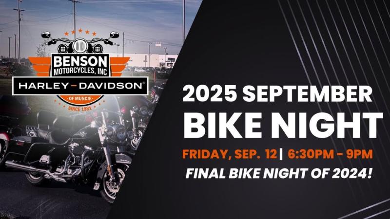 Benson Motorcycles September Bike Night 2025 | Benson Motorcycles