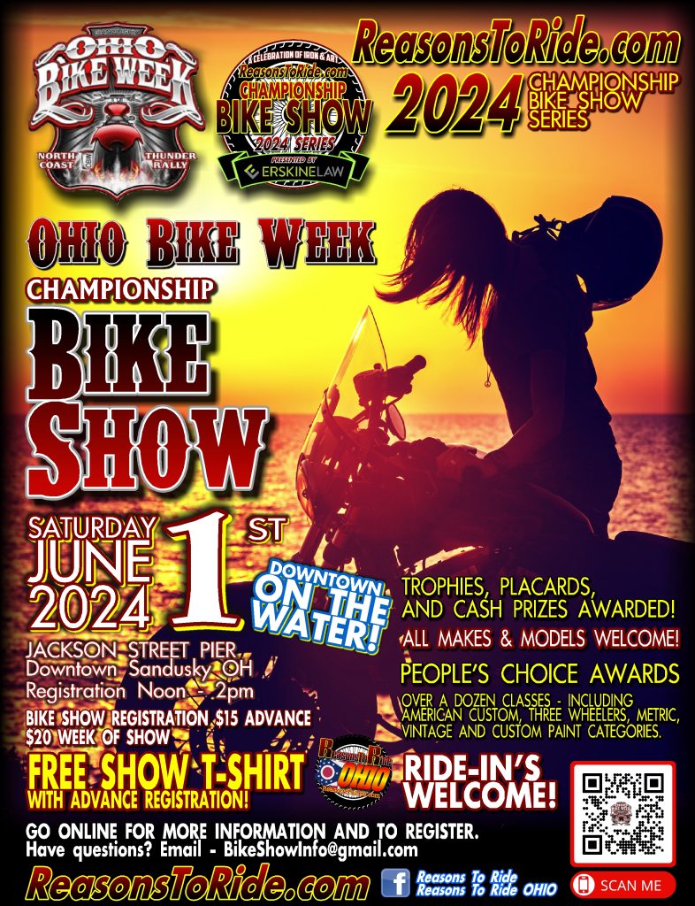 Ohio Bike Week 2024 Bike Show Reasons To Ride