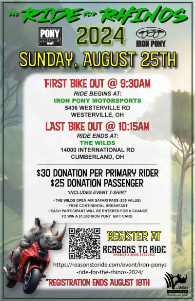 RIDE FOR RHINOS info GRAPHIC