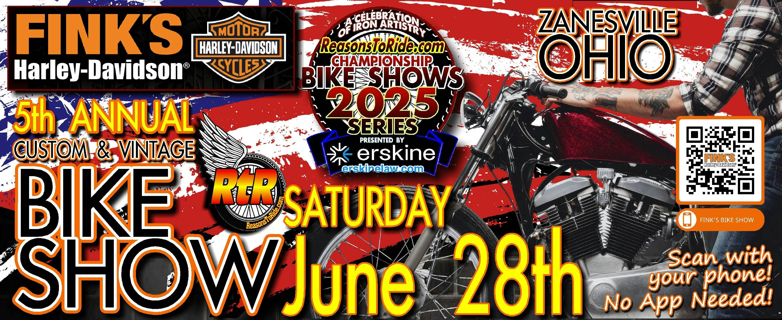 Fink's Harley-Davidson Bike Show w/ Reasons To Ride 1 Fink’s Harley-Davidson Bike Show w/ Reasons To Ride