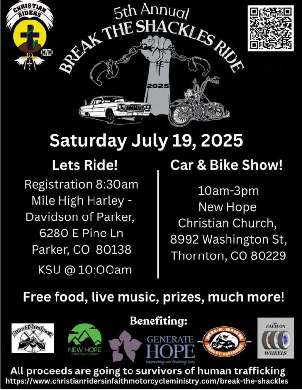 5th Annual Break The Shackles | Mile High Harley-Davidson of Parker 1 5th Annual Break The Shackles | Mile High Harley-Davidson of Parker