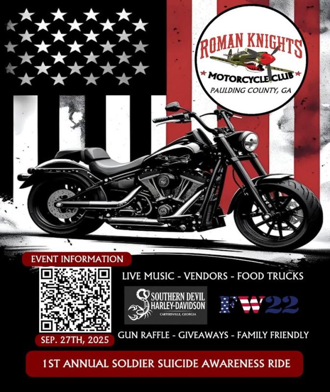 Soldier Suicide Awareness Charity Ride | Southern Devil Harley-Davidson