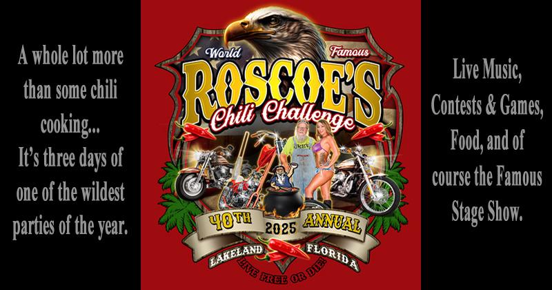 Roscoe's Chili Challenge 2025 | 5320 Shady Oak Dr N 1 Roscoe’s Chili Challenge 2025 | 5320 Shady Oak Dr N