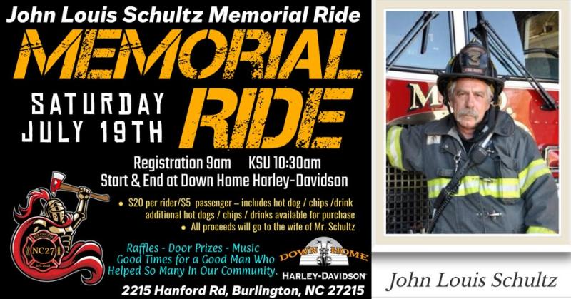 John Schultz Memorial Motorcycle Ride | Down Home Harley-Davidson 1 John Schultz Memorial Motorcycle Ride | Down Home Harley-Davidson