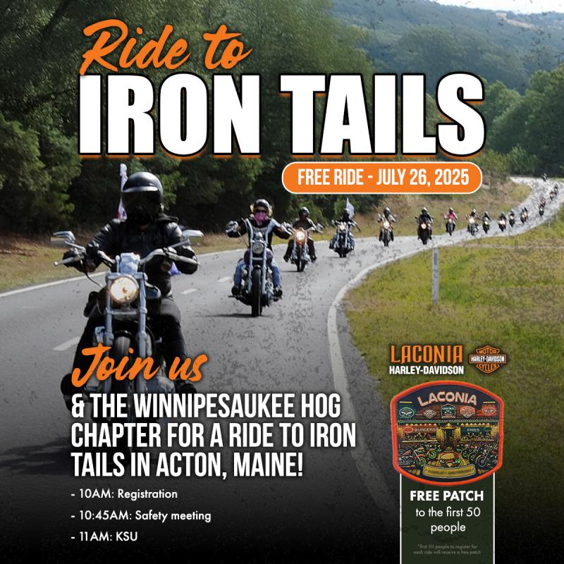 Ride to Iron Tails | Laconia Harley-Davidson 1 Ride to Iron Tails | Laconia Harley-Davidson