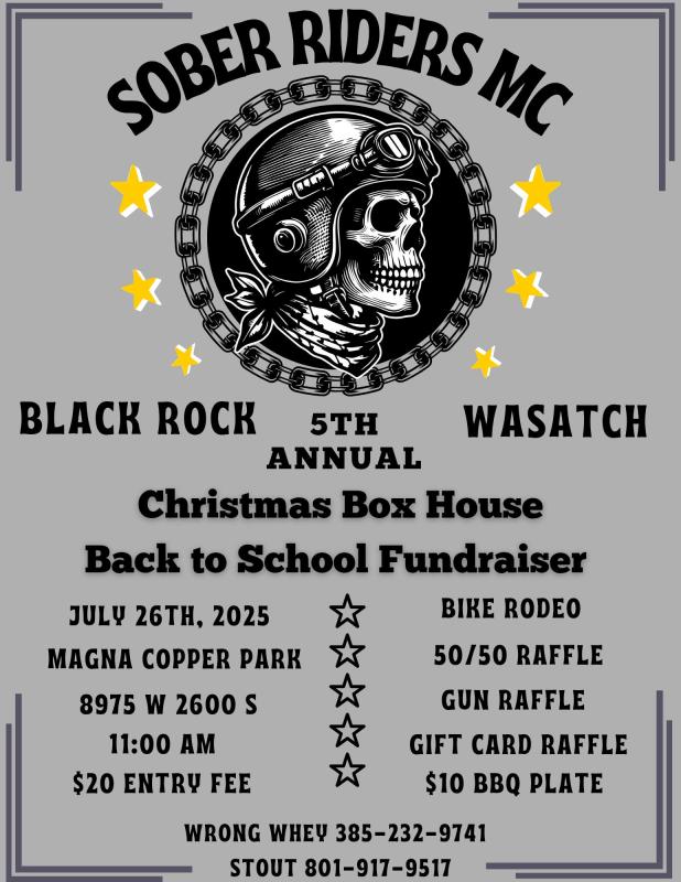 Sober Riders MC 5th Annual Christmas Box House Fundraiser | Magna Copper Park 1 Sober Riders MC 5th Annual Christmas Box House Fundraiser | Magna Copper Park