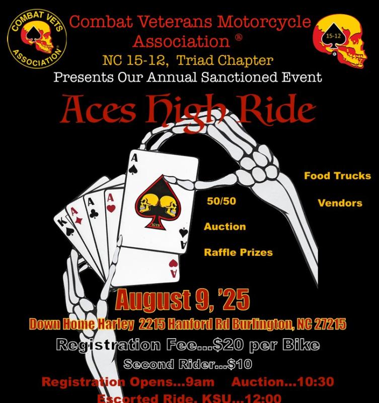 CVMA Aces High Ride | Down Home Harley-Davidson 1 CVMA Aces High Ride | Down Home Harley-Davidson