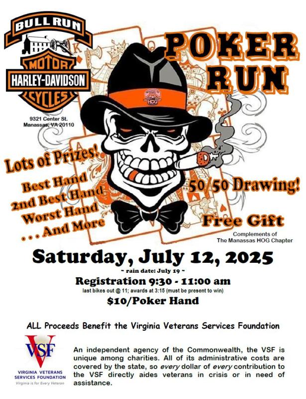 VSF Poker Run | 9321 Center St 1 VSF Poker Run | 9321 Center St