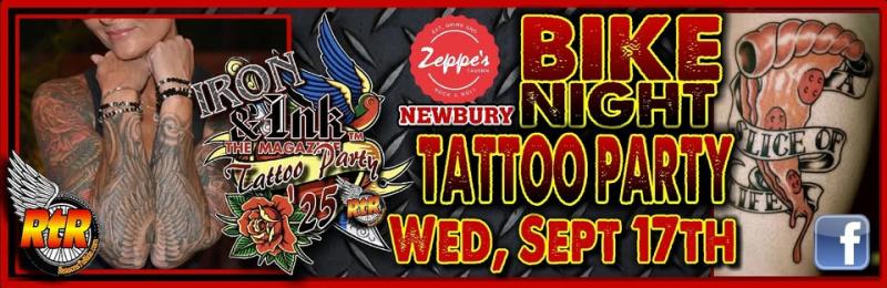 Zeppe's Iron & Ink Tattoo Bike Night Tattoo Party | Zeppe's Tavern & Pizzeria 1 Zeppe’s Iron & Ink Tattoo Bike Night Tattoo Party | Zeppe’s Tavern & Pizzeria