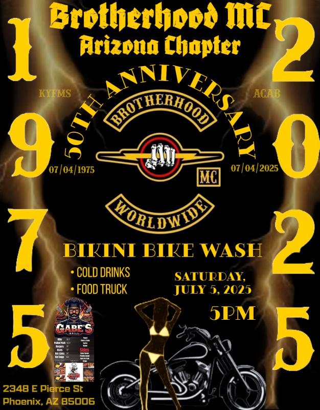 50th Anniverary Bikini Bike Wash 2025 | 2348 E Pierce St 1 50th Anniverary Bikini Bike Wash 2025 | 2348 E Pierce St