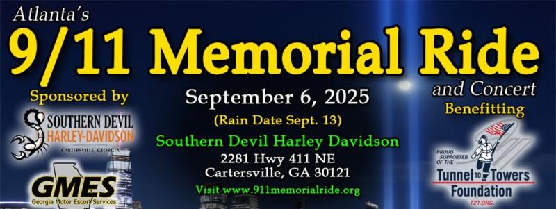2025 9/11 Memorial Ride | Southern Devil Harley-Davidson 1 2025 9/11 Memorial Ride | Southern Devil Harley-Davidson