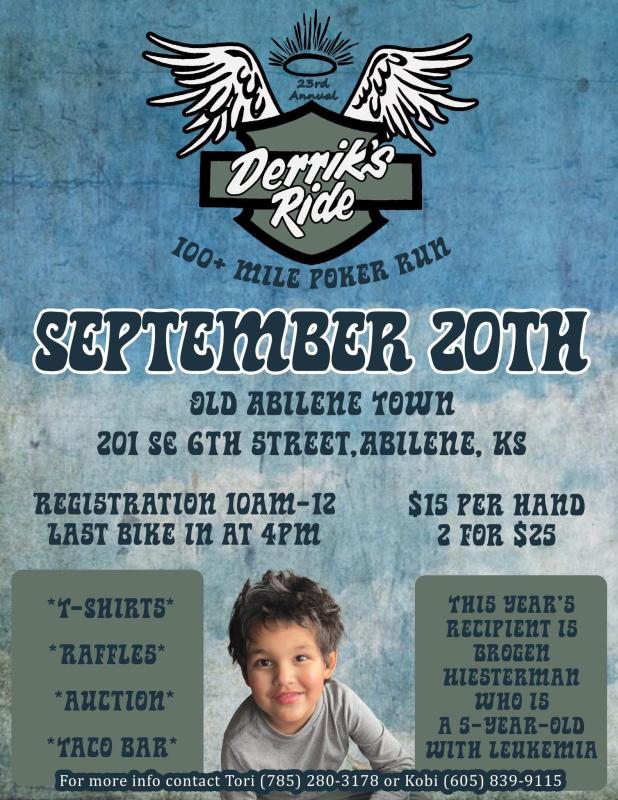 Derriks Run - Charity Poker Run | Old Abilene Tavern 1 Derriks Run – Charity Poker Run | Old Abilene Tavern