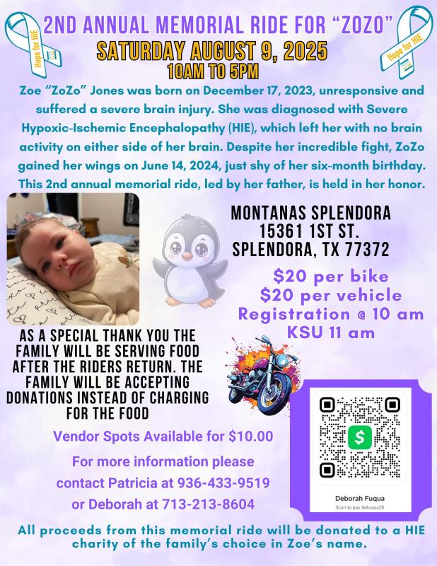 2nd Annual Memorial Ride for Zozo | Montanas Splendora 1 2nd Annual Memorial Ride for Zozo | Montanas Splendora