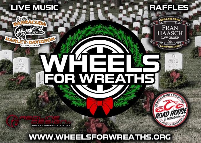 Wheels for Wreaths 2025 | Bert's Barracuda Harley-Davidson 1 Wheels for Wreaths 2025 | Bert’s Barracuda Harley-Davidson