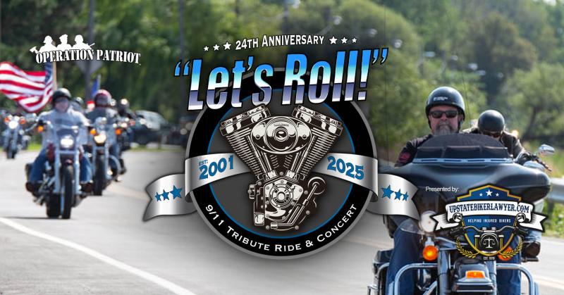 24th Anniversary "Let's Roll!" 9/11 Tribute Ride & Concert | Ontario Beach Park 1 24th Anniversary “Let’s Roll!” 9/11 Tribute Ride & Concert | Ontario Beach Park