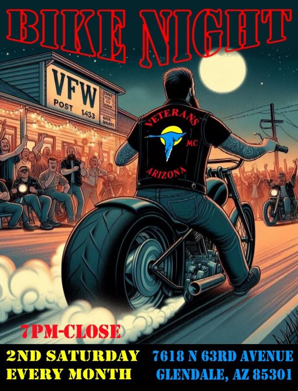 Veterans MC Arizona Bike Bike Night | VFW Post 1433 1 Veterans MC Arizona Bike Bike Night | VFW Post 1433