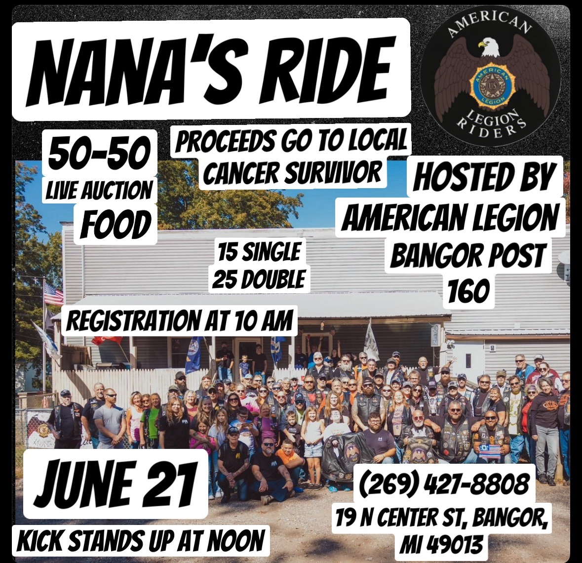 Nana's Ride American Legion Bangor Post 160 | American Legion Bangor Post 160 1 Nana’s Ride American Legion Bangor Post 160 | American Legion Bangor Post 160