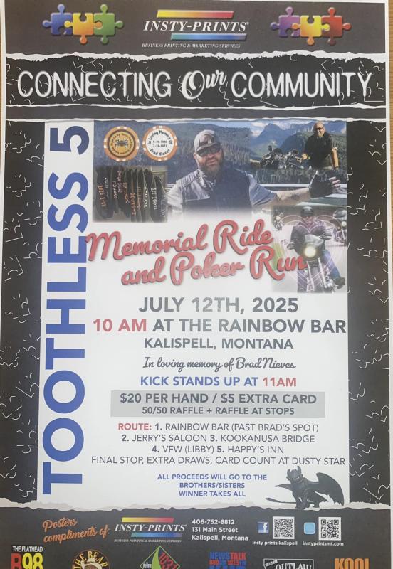 Toothless 5 Memorial RIde and Poker Run | Rainbow Bar 1 Toothless 5 Memorial RIde and Poker Run | Rainbow Bar