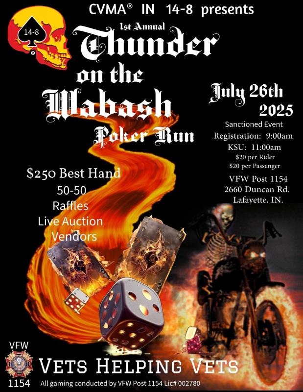 Thunder on the Wabash | VFW Post 1154 1 Thunder on the Wabash | VFW Post 1154