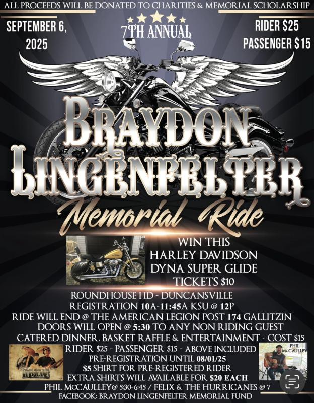 BRAYDON LINGENFELTER MEMORIAL RIDE | Braydon Lingenfelter Memorial Ride 1 BRAYDON LINGENFELTER MEMORIAL RIDE | Braydon Lingenfelter Memorial Ride