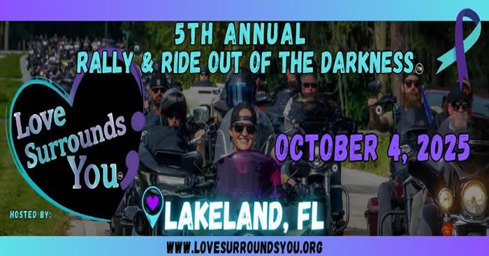 5th Annual Rally & Ride Out of the Darkness | SUN 'n FUN 1 5th Annual Rally & Ride Out of the Darkness | SUN ‘n FUN