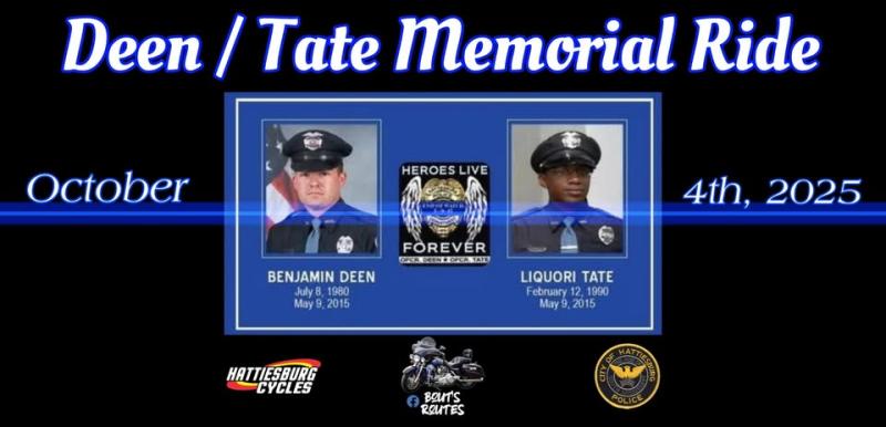 Deen / Tate Memorial Motorcycle Ride | Hattiesburg Cycles 1 Deen / Tate Memorial Motorcycle Ride | Hattiesburg Cycles
