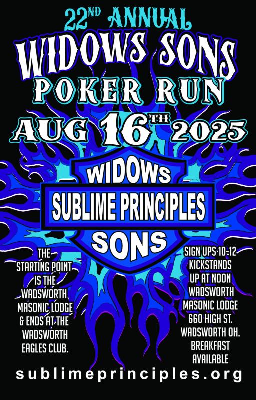 Widows Sons 22nd Annual Fun Run | Wadsworth Masonic Lodge 1 Widows Sons 22nd Annual Fun Run | Wadsworth Masonic Lodge