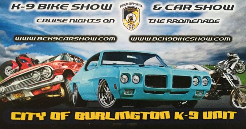 City of Burlington Police K-9 Car & Bike Show | Burlington Riverfront Promenade 1 City of Burlington Police K-9 Car & Bike Show | Burlington Riverfront Promenade
