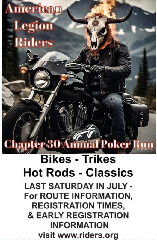 American Legion Riders 30 Gallatin Valley Poker Run | Legion Bar 1 American Legion Riders 30 Gallatin Valley Poker Run | Legion Bar