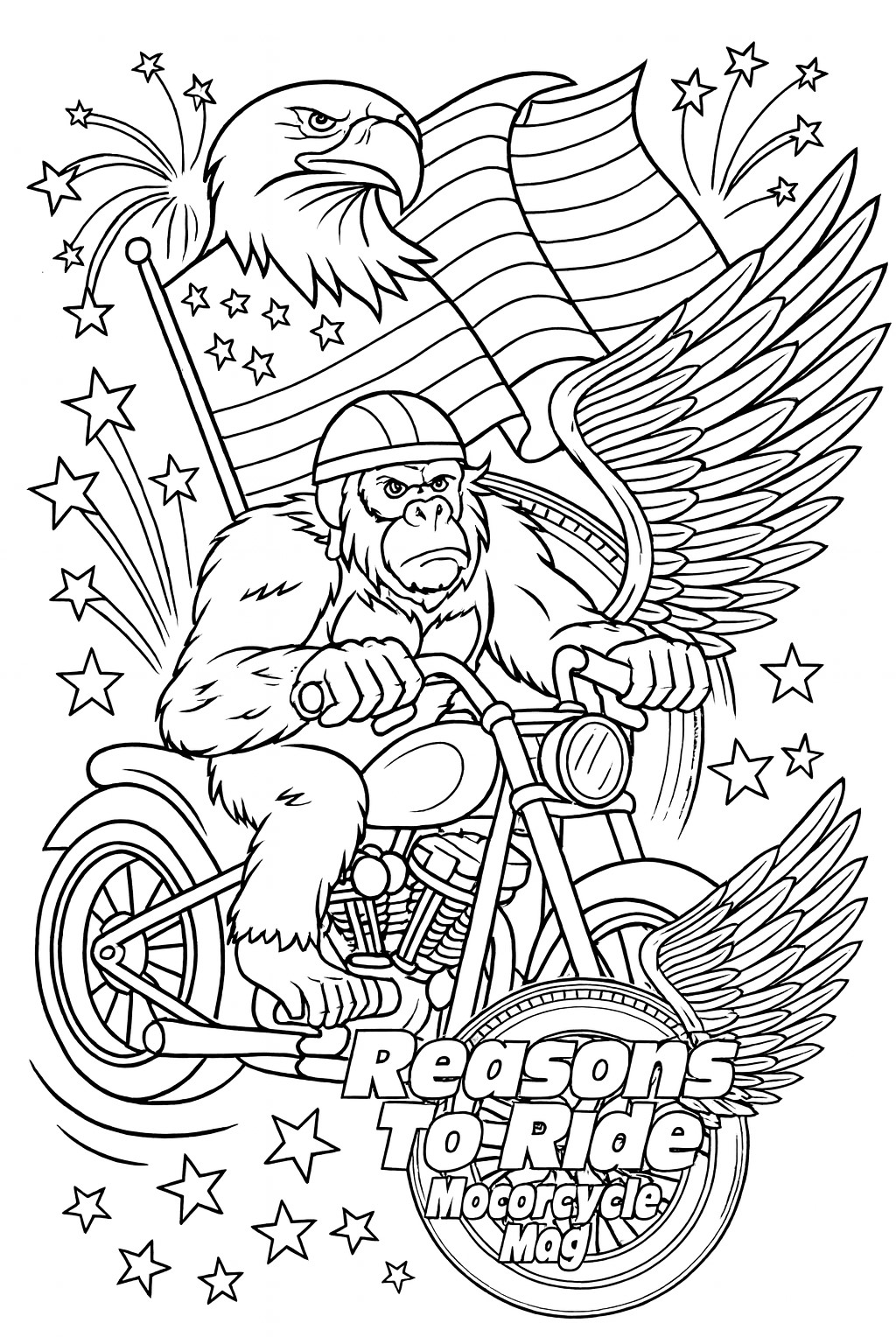 Reasons To Ride 2026 Charity Coloring Book 3 Reasons To Ride 2026 Charity Coloring Book - Image 3