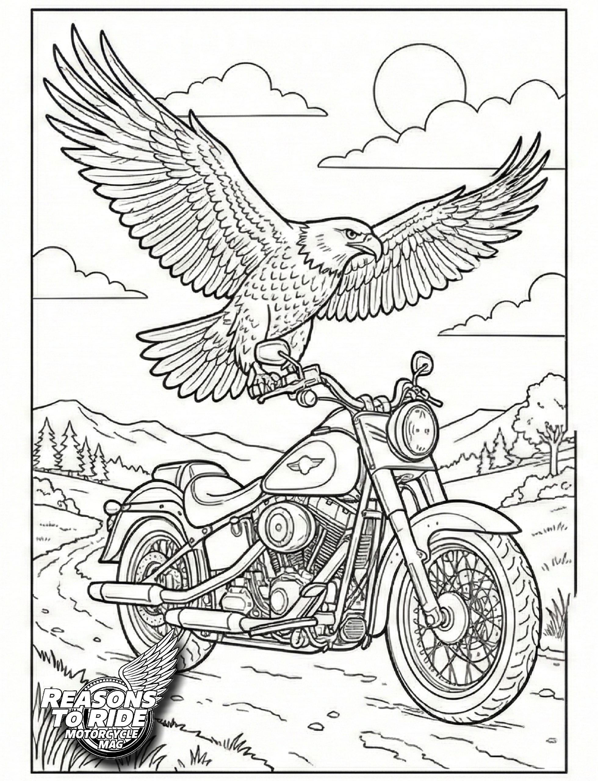 Reasons To Ride 2026 Charity Coloring Book 4 Reasons To Ride 2026 Charity Coloring Book - Image 4