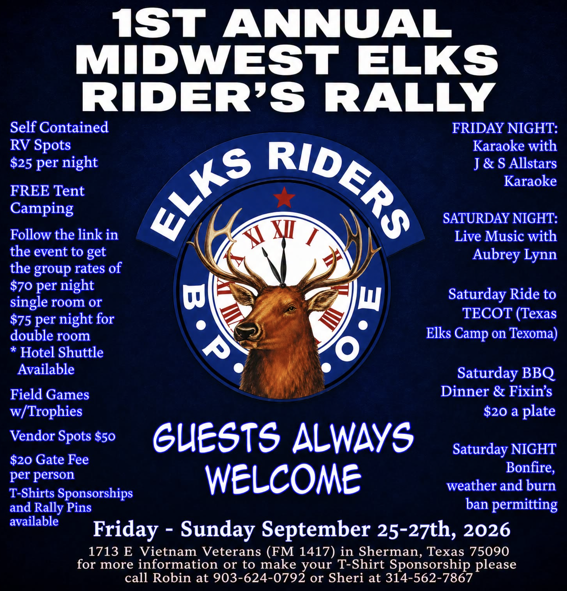 1st Annual Elks Riders Midwest Rally 1 1st Annual Elks Riders Midwest Rally