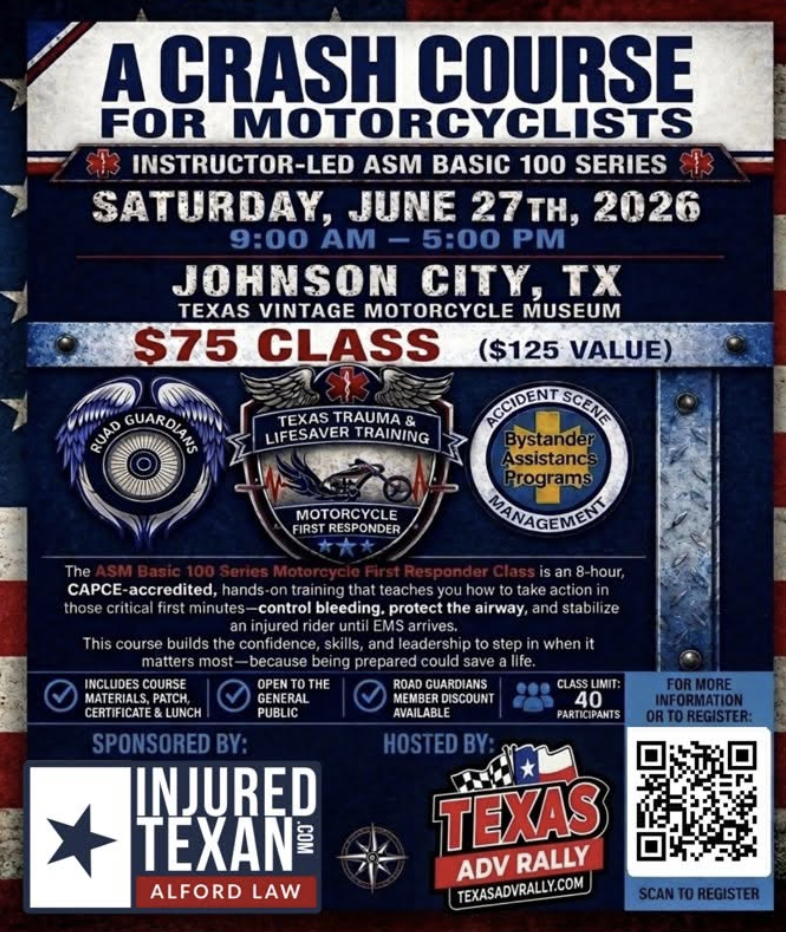 A Crash Course for the Motorcyclist: Motorcylce First Responder Training 1 A Crash Course for the Motorcyclist: Motorcylce First Responder Training