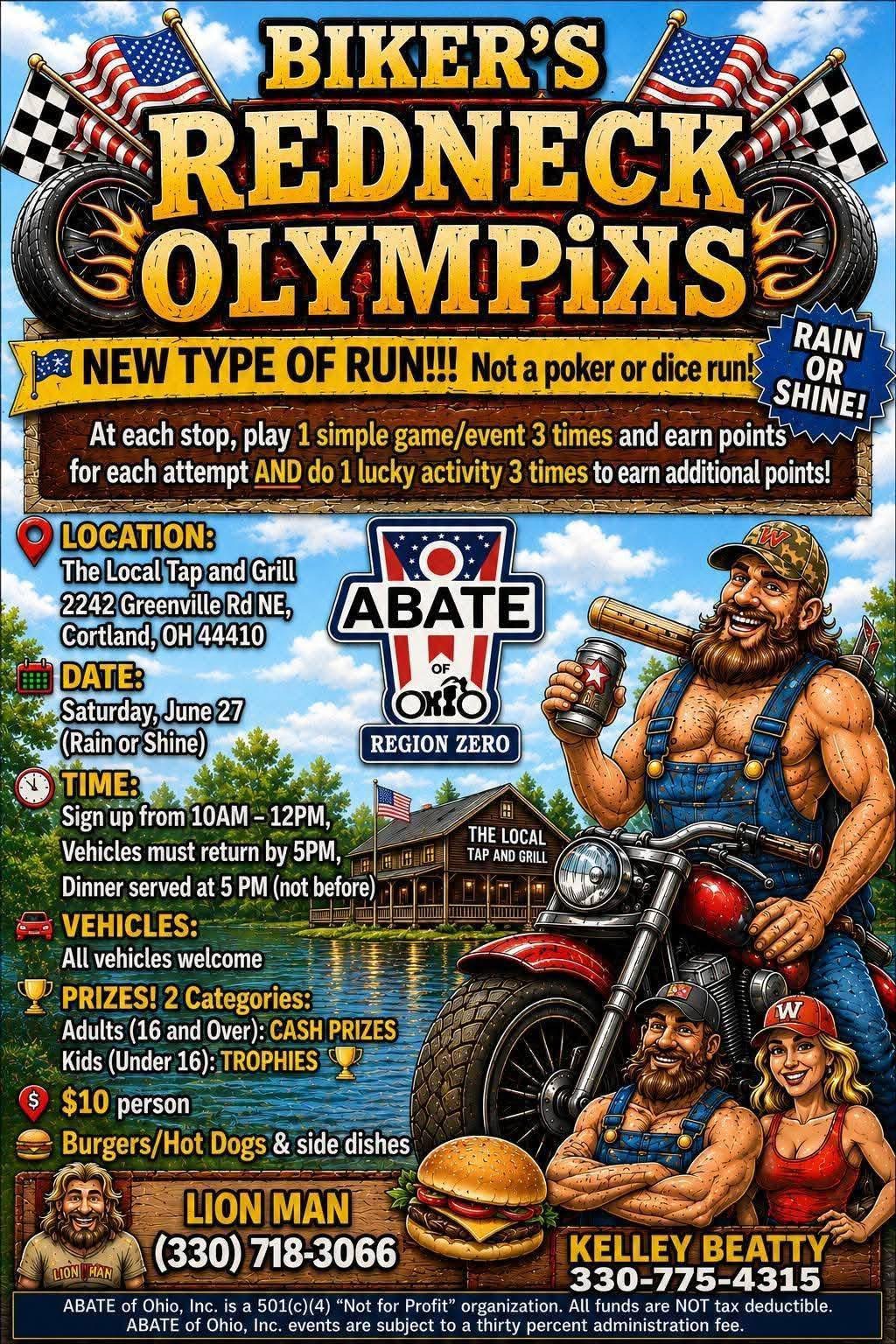Abate of Ohio - Bikers Redneck Olympics 1 Abate of Ohio – Bikers Redneck Olympics