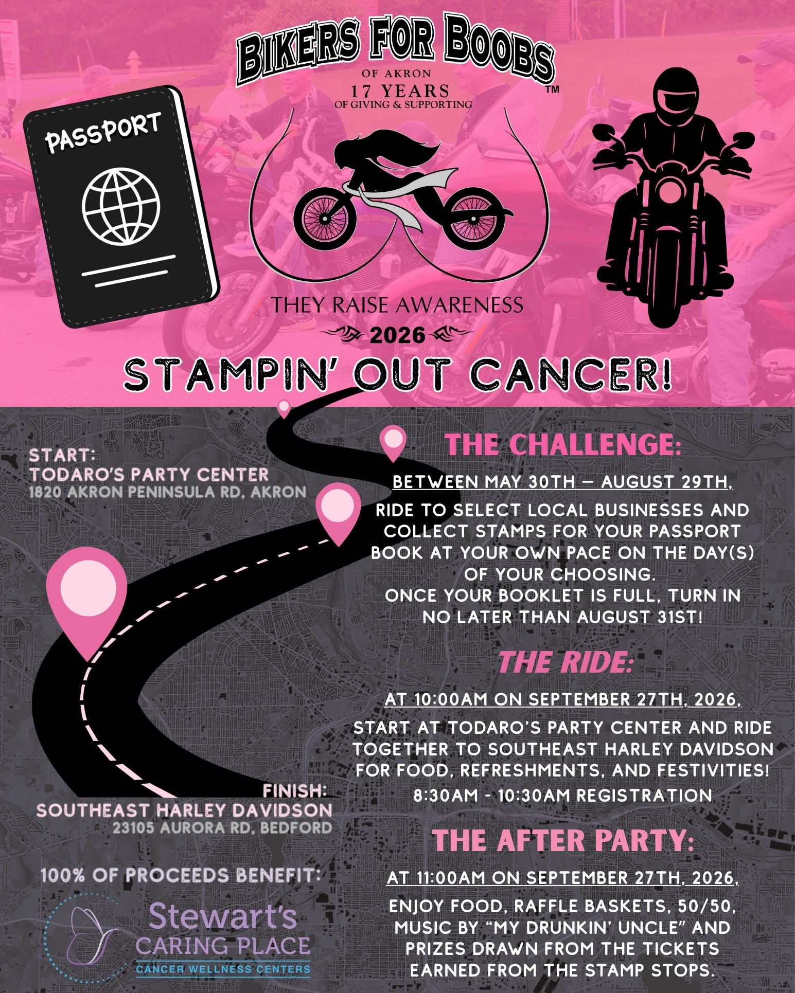 Bikers For Boobs - Stampin' Out Cancer 1 Bikers For Boobs – Stampin’ Out Cancer