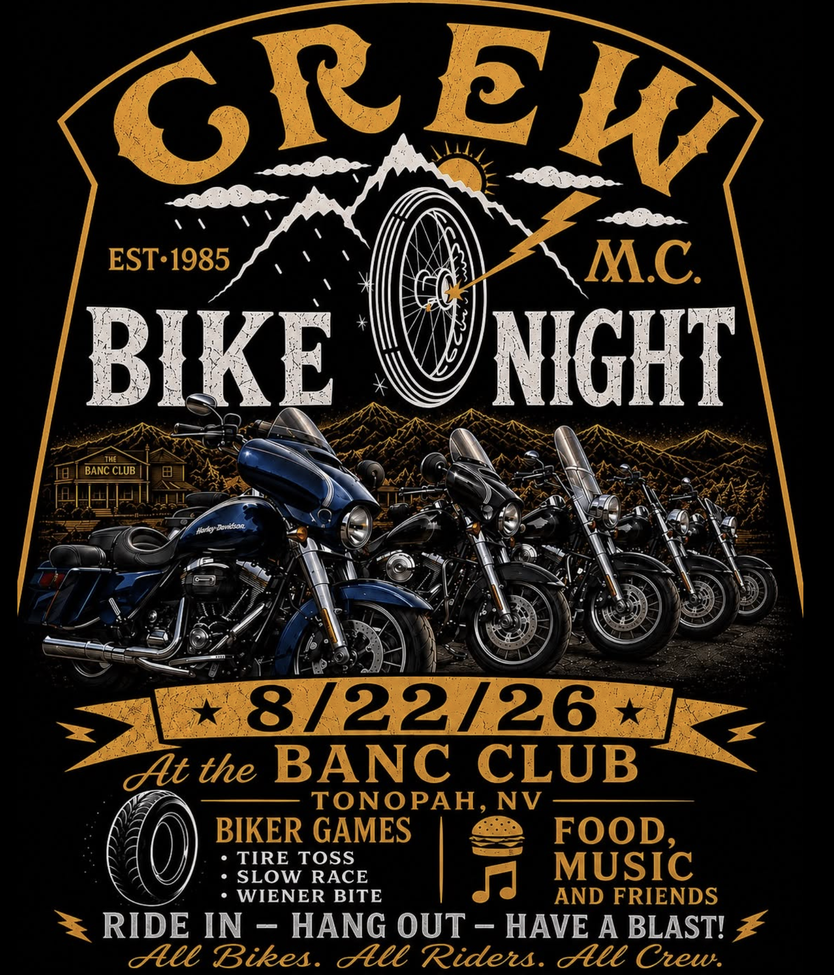 Crew MC 4th Annual Bike Night 1 Crew MC 4th Annual Bike Night
