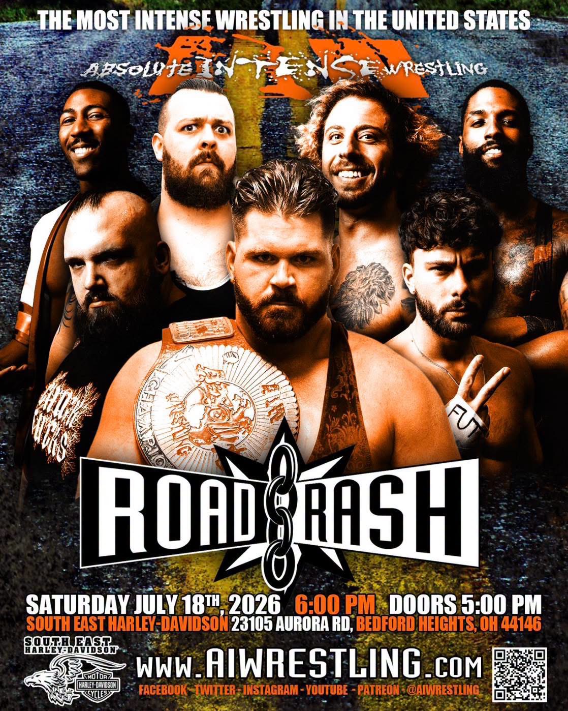 Road Rash AIW Wrestling presented by South East Harley Davidson 1 Road Rash AIW Wrestling presented by South East Harley Davidson