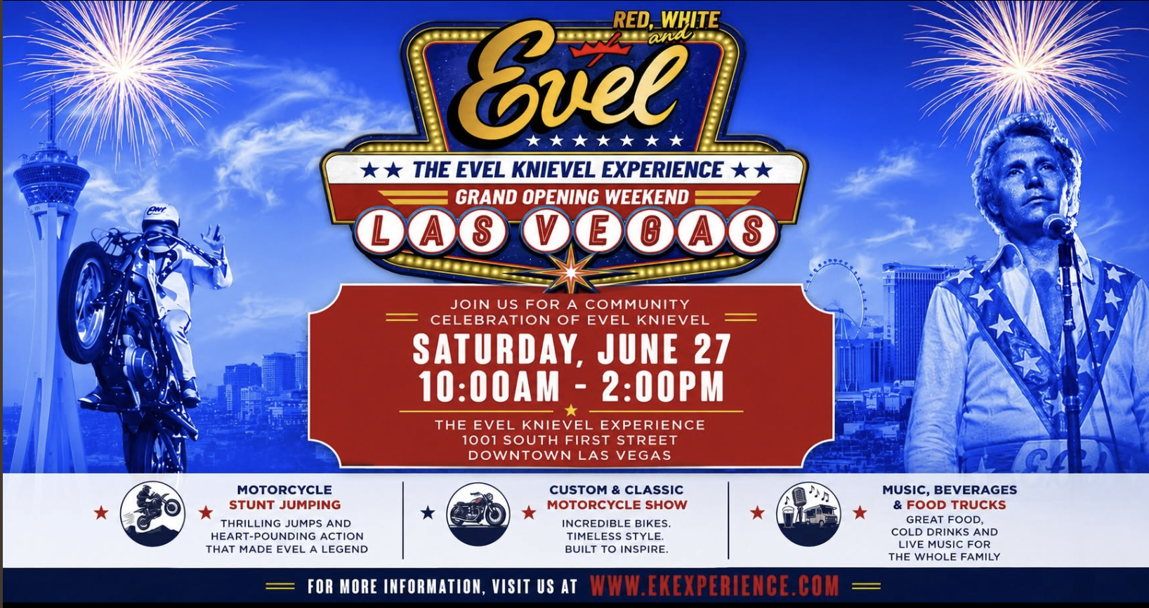 The Evel Knievel Grand Opening Celebration 1 The Evel Knievel Grand Opening Celebration