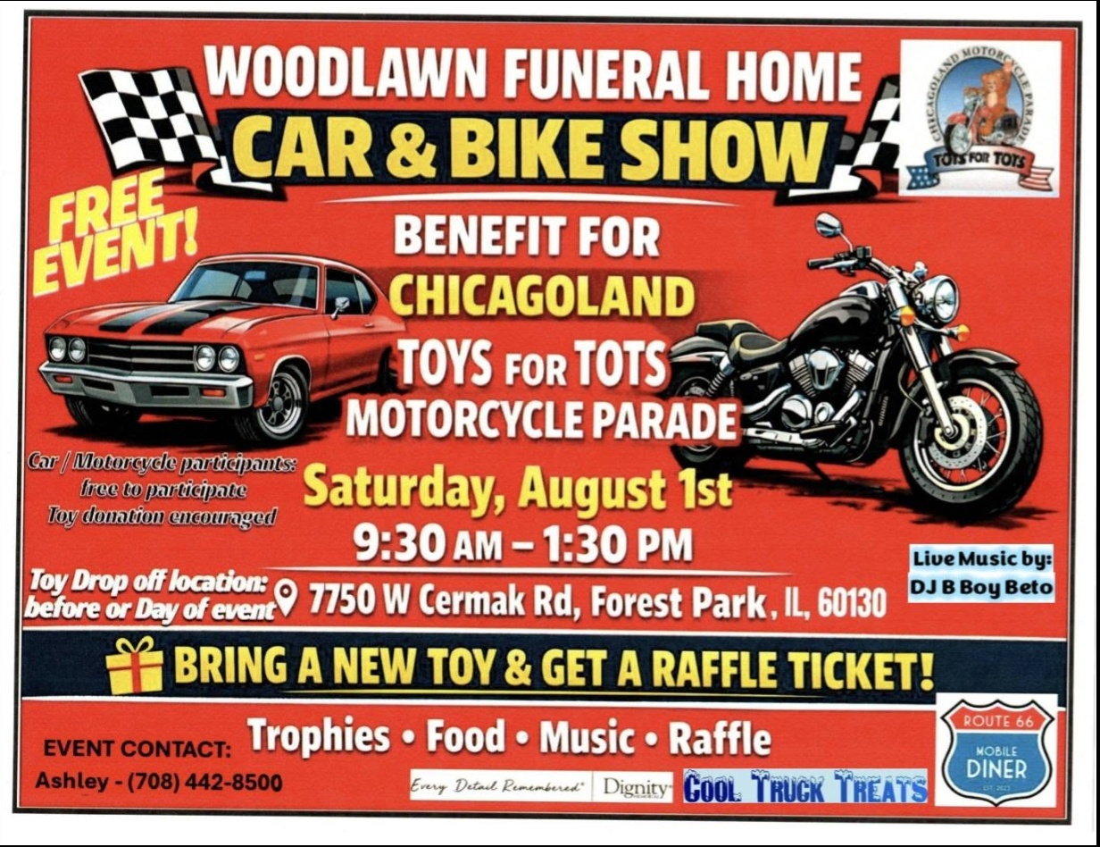 Woodlawn Funeral Home Car & Bike Show 1 Woodlawn Funeral Home Car & Bike Show