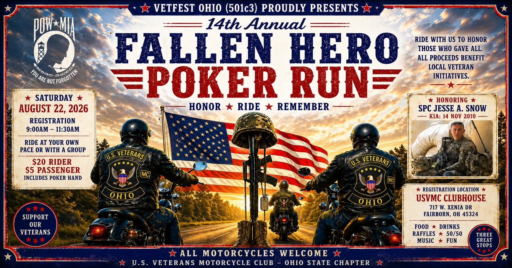 14th Annual Fallen Hero Poker Run 1 14th Annual Fallen Hero Poker Run