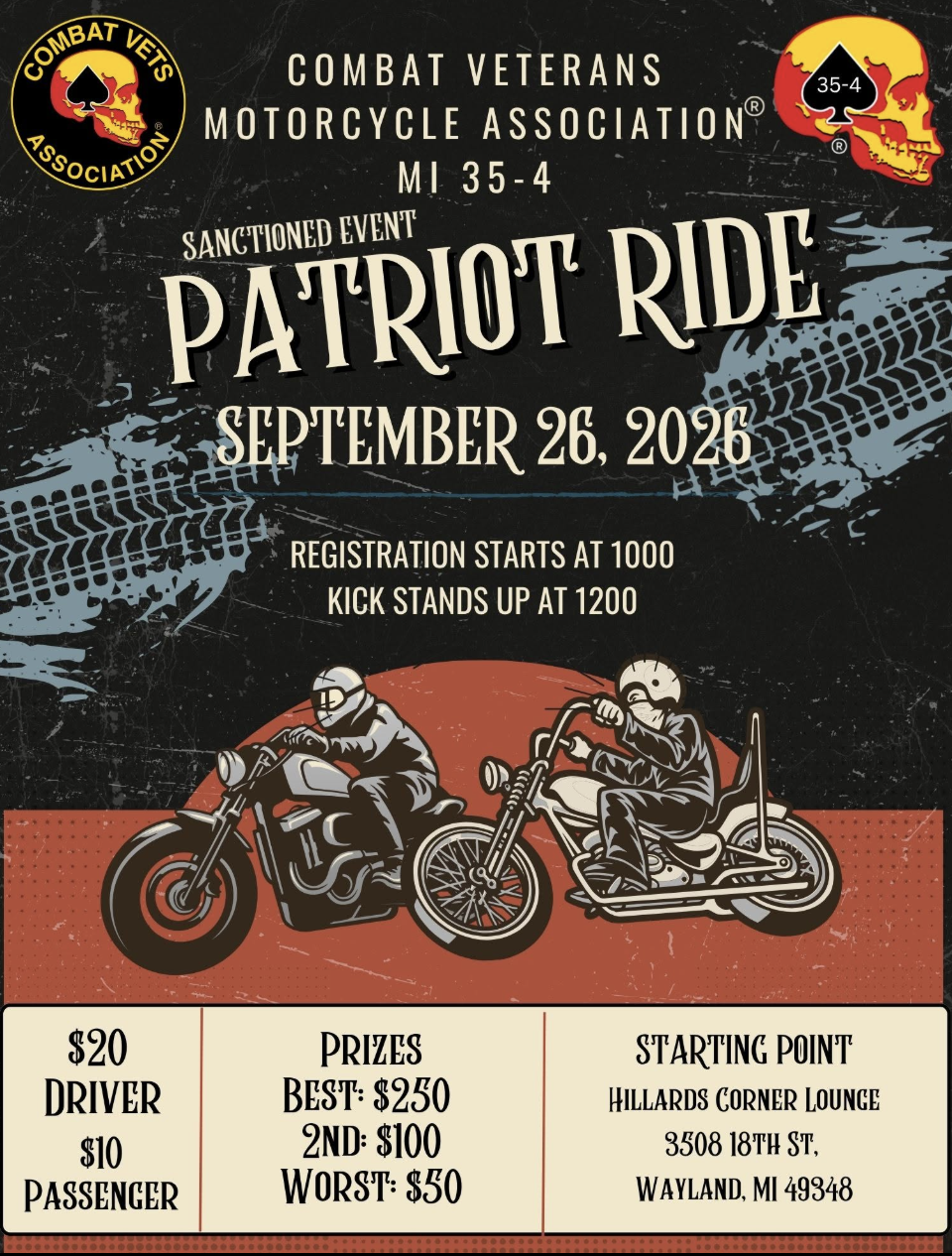 4th Annual Combat Vets Poker Run 1 4th Annual Combat Vets Poker Run