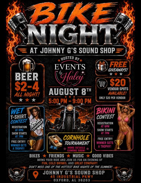 Bike Night + Wet T-Shirt & Bikini Contest 1 Bike Night + Wet T-Shirt & Bikini Contest