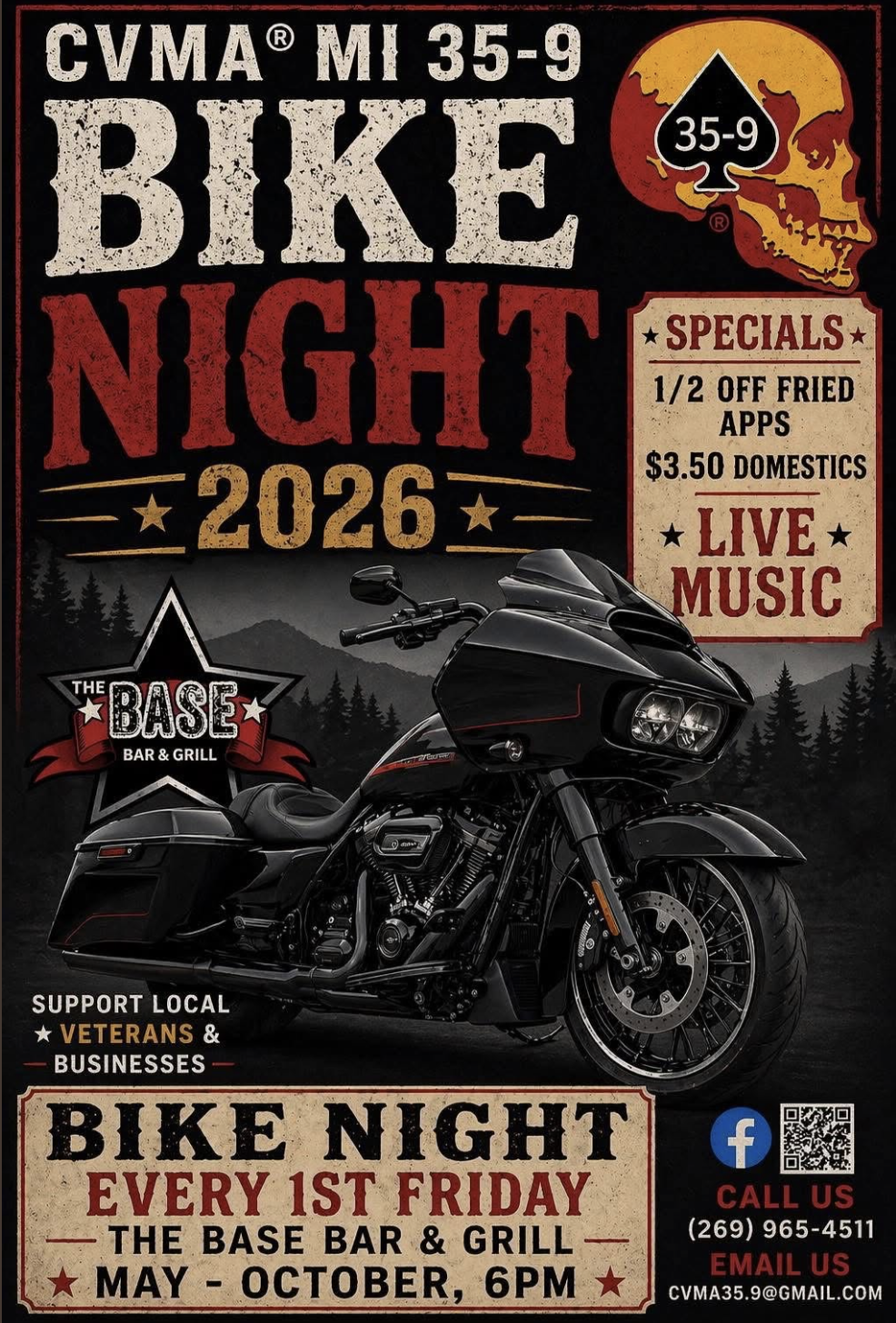 CVMA MI 35-9 October Bike Night 1 CVMA MI 35-9 October Bike Night
