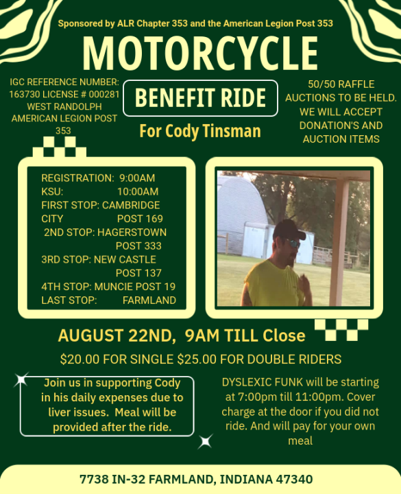 Cody Tinsman Benefit Ride 3 Cody Tinsman Benefit Ride