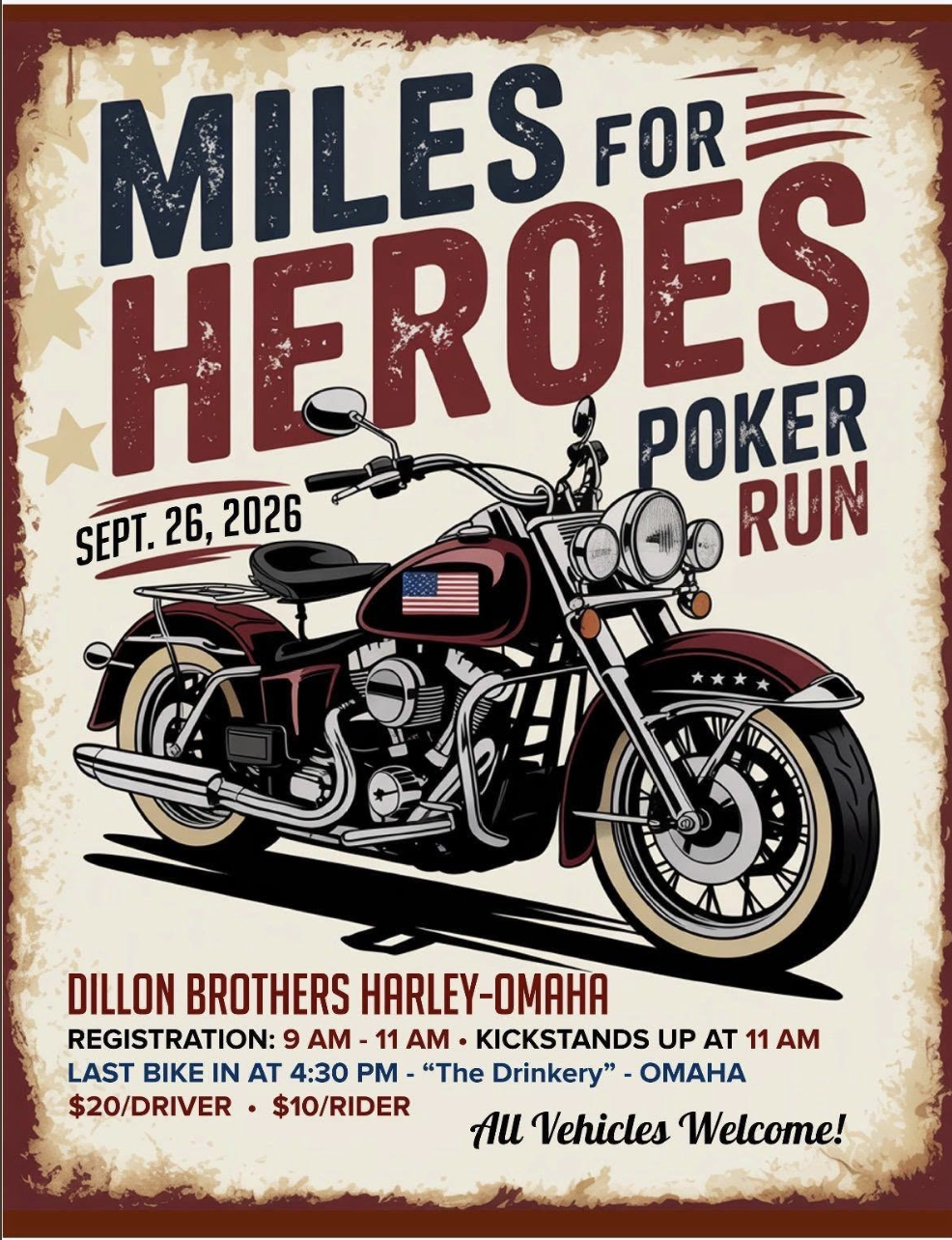 Miles For Heroes Poker Run 1 Miles For Heroes Poker Run