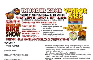 Geneva-On-The-Lake Thunder Zone Bike Show - Vendor Application 2 THUNDER ZONE Vendor App Page1 Top Half 1