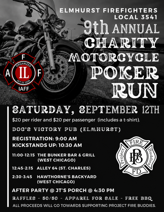 Elmhurst Fire Dept 9th Annual Motorcycle Charity Poker Run 3 Elmhurst Fire Dept 9th Annual Motorcycle Charity Poker Run